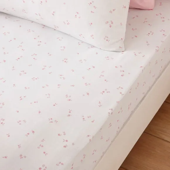 Ditsy Daydreams Organic Cotton Fitted Bed Sheet 1