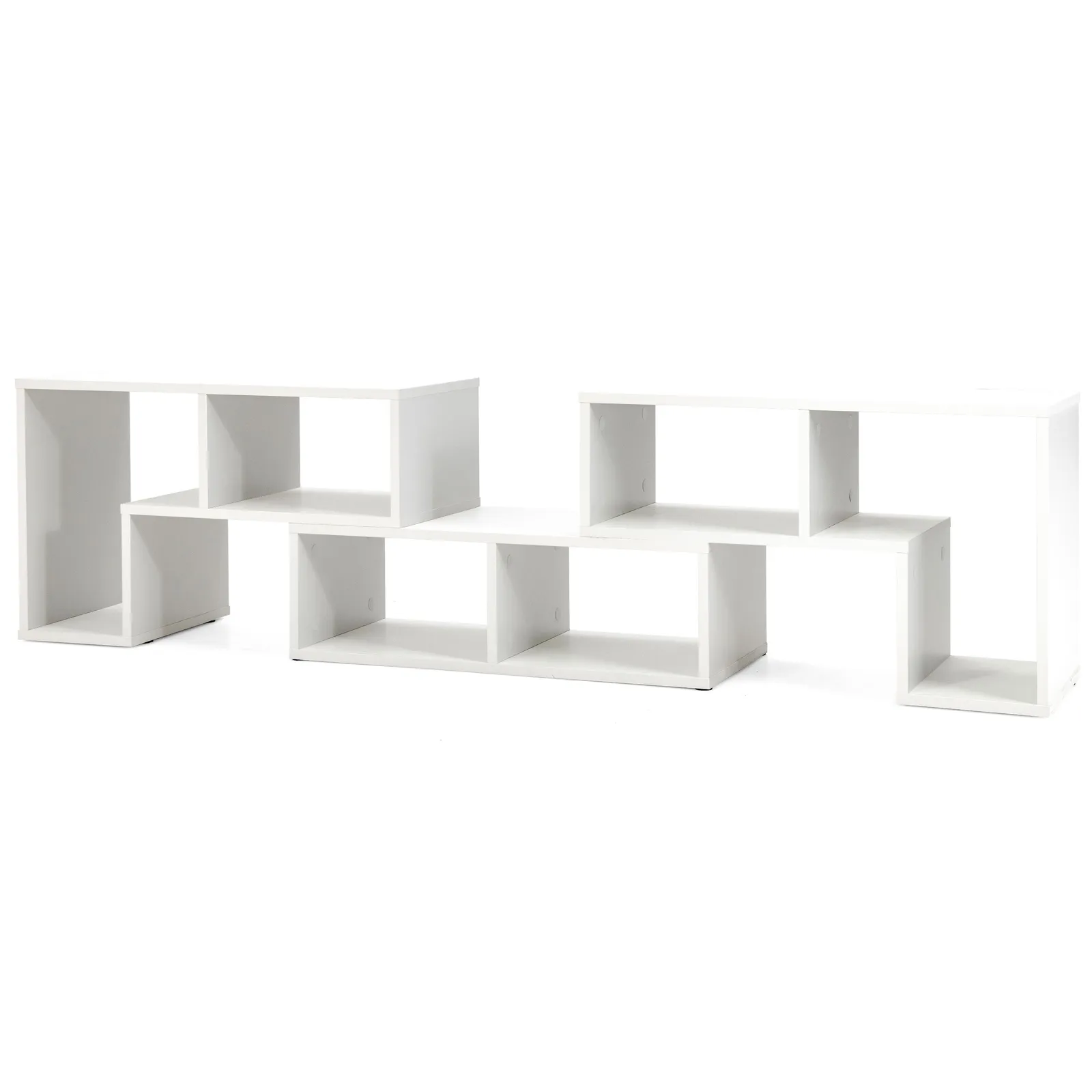 Costway TV Stand for TVs up to 65 Inches Free Combination Adjustable TV Cabinet Center in White