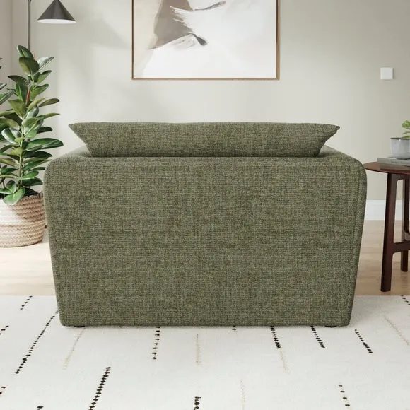 Blake Soft Texture Chenille Snuggle Chair 3