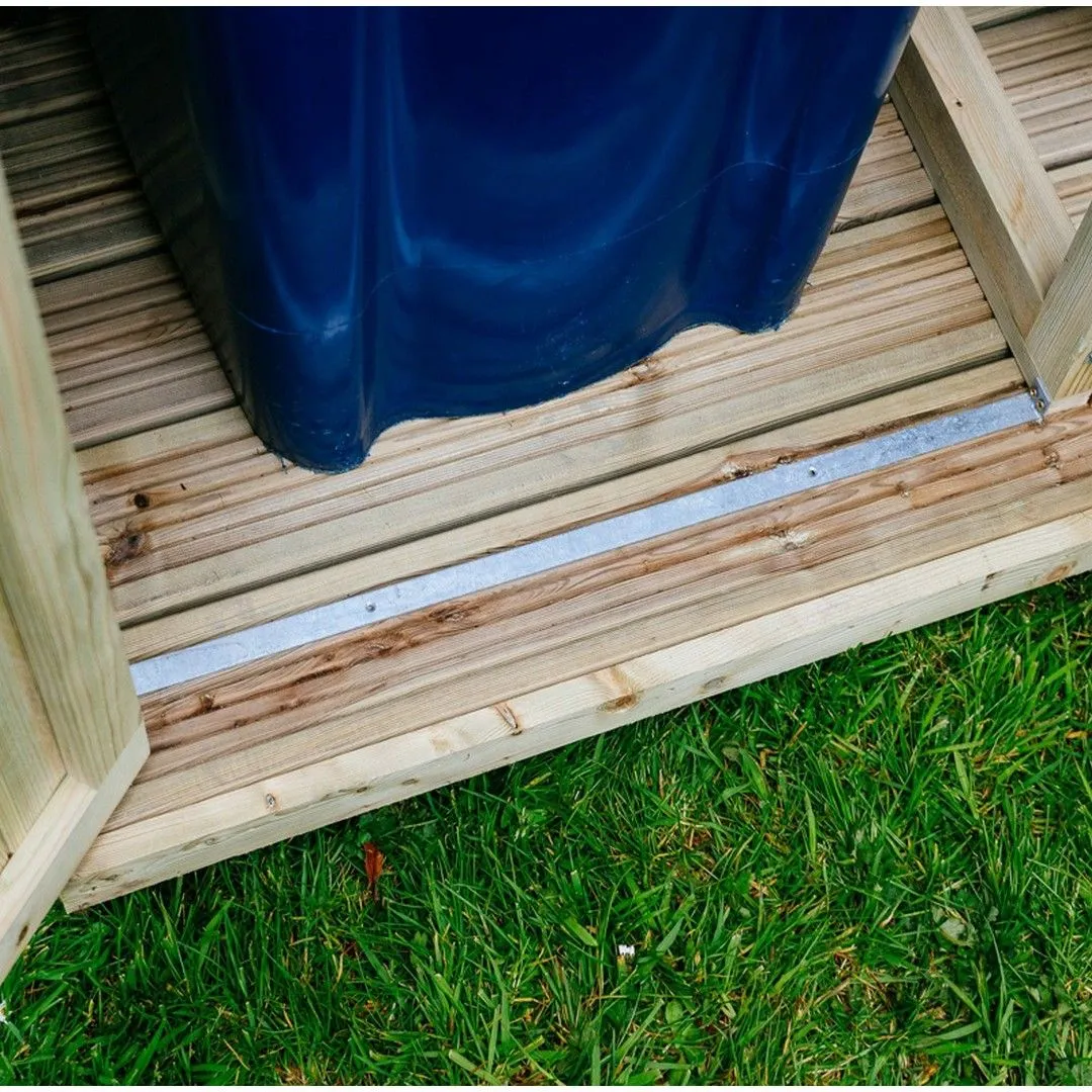 Buttercup Farm Shireburn Triple Wheelie Bin Store, Timber, Fits 3 x 360L Wheelie Bins in Brown 6