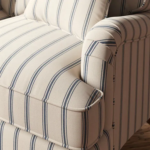 Beatrice II Folkstone Stripe 3 Seater Sofa Bed 4