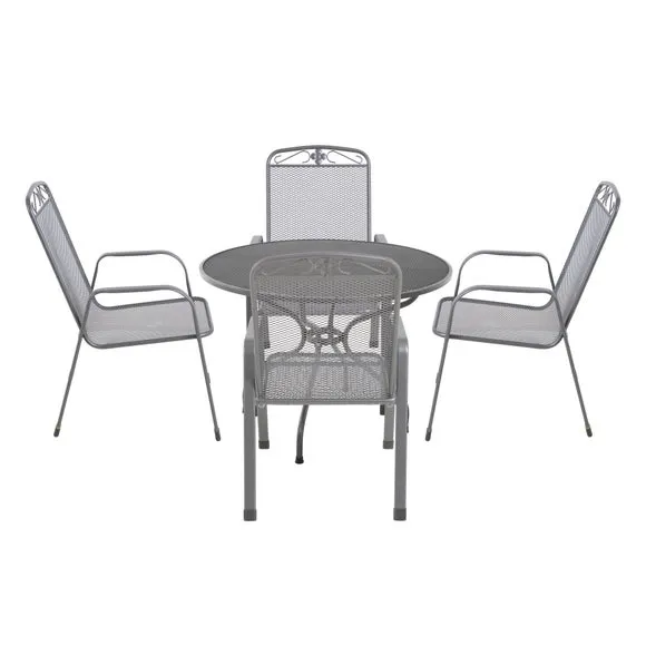 Pacific Lifestyle Savoy Round 4 Seater Dining Set 4