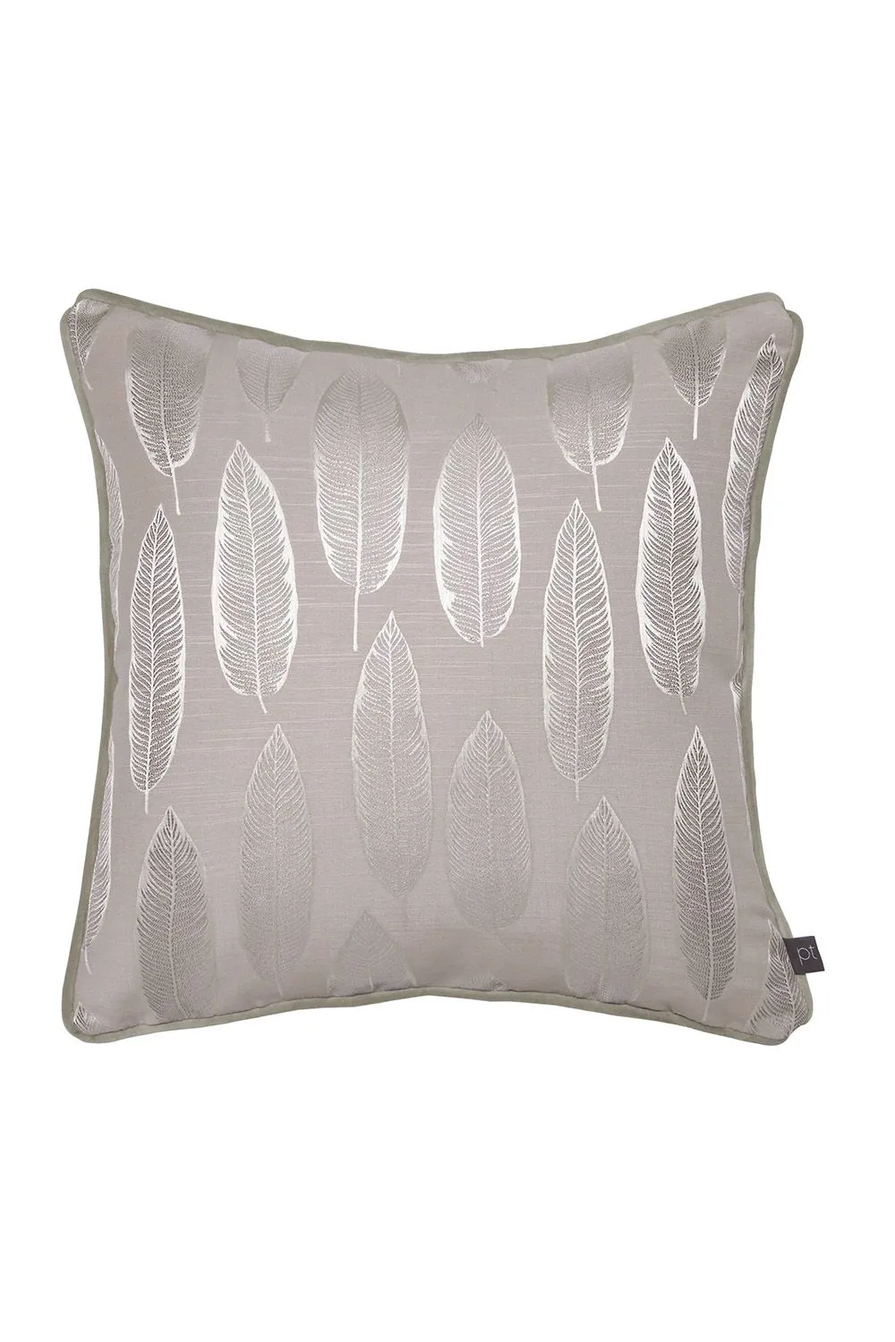 Prestigious Textiles Quill Piped Jacquard Cushion in Rose