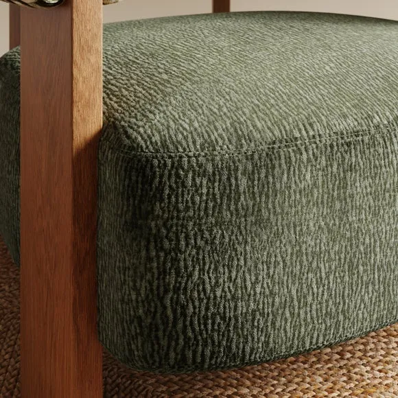 Fallon Cut Velvet Accent Chair 4