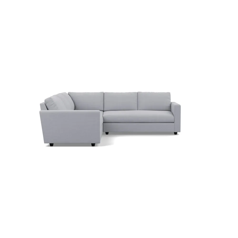 Heal's Nimbus II Large Corner Sofa Brushed Cotton Pewter