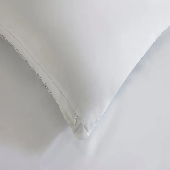 Dorma Elmley Embroidered 100% Cotton Sateen Standard Pillowcase Pair 3