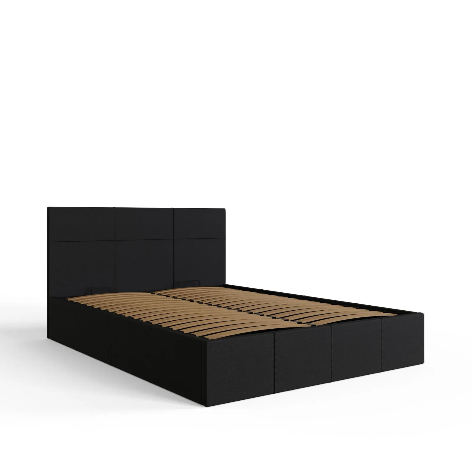 GFW Side Lift Ottoman Storage Bed in Black 4