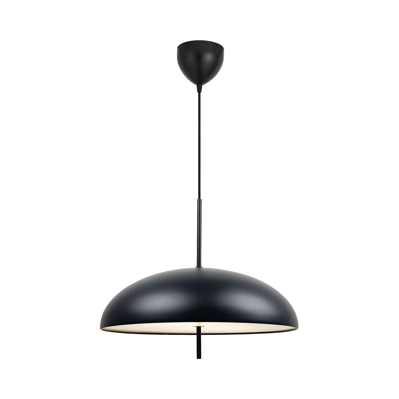 Nordlux Versale Pendant Light Black Metal Dining Room E27 Mains 50cm