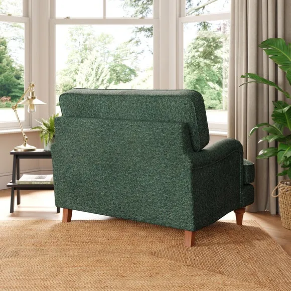Beatrice II Blended Chenille Snuggle Chair 2