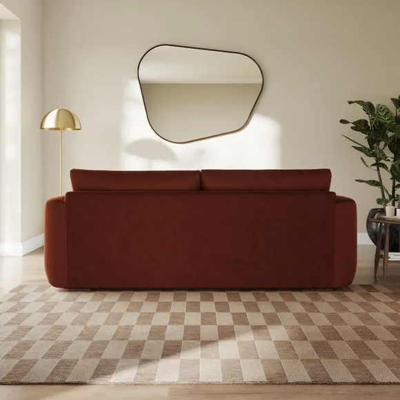 Luca Matte Soft Velvet 4 Seater Sofa 3