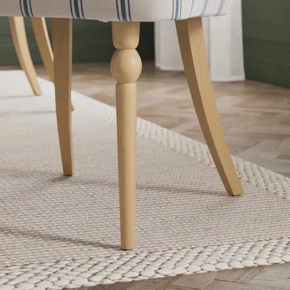 Petit Dining Chair, Folkstone Stripe 5