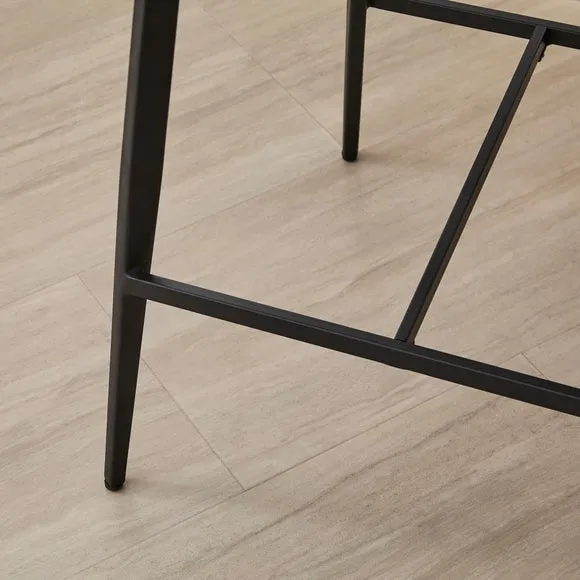 Hudson Bar Stool, Faux Leather 5