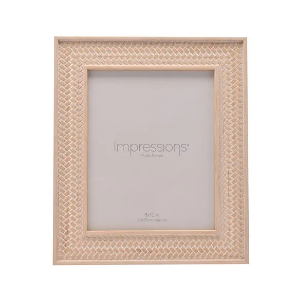 Impressions Herringbone Patterned Photo Frame 2