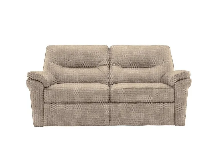 Seattle 2.5 Seater Fabric Power Recliner Sofa with Power Lumbar and Heated Seats - Faro Mist