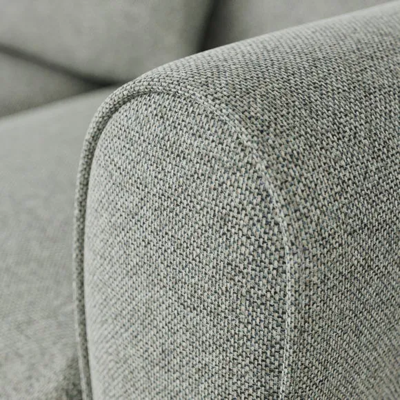 Blake Basket Weave Texture Corner Chaise Sofa 5