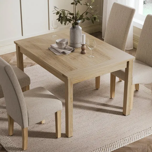 Olney Compact 4 Seater Rectangular Dining Table 2