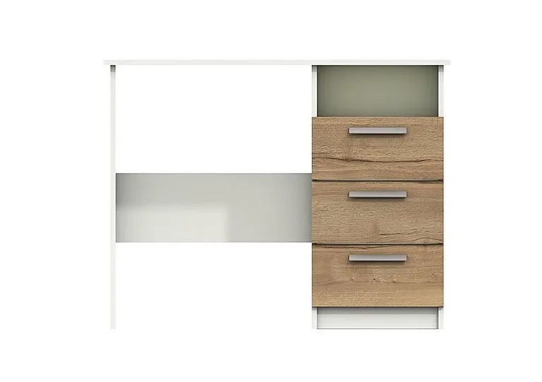 Waterloo 3 Drawer Dressing Table - White