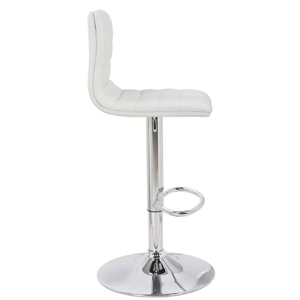 netfurniture Crains white breakfast bar stool height adjustable 3