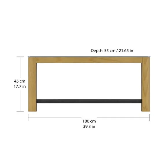 Affinity Real Curved Wood Coffee Table 4