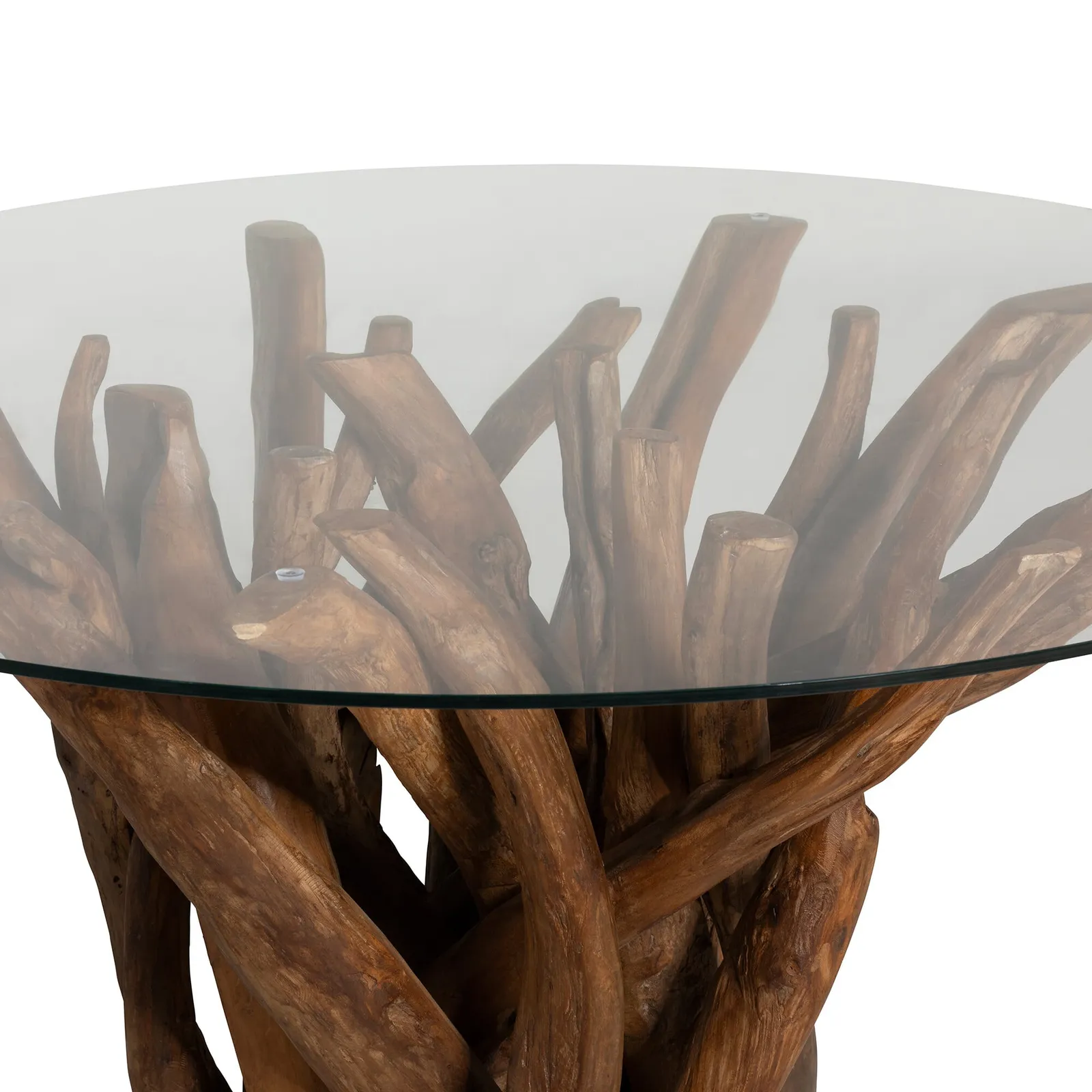 Whinfell Round Dining Table 160Cm, Round, Brown Glass | Barker & Stonehouse 6