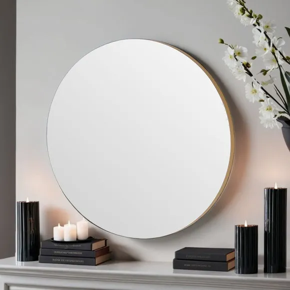 Yearn Simple Round Wall Mirror 1