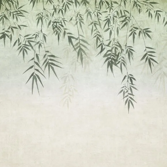 Ombre Leaf Wall Mural 4
