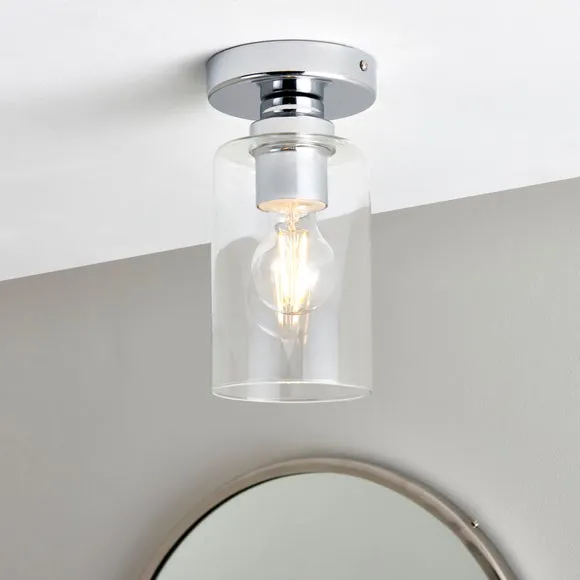 Fryer Bathroom Flush Ceiling Light 1