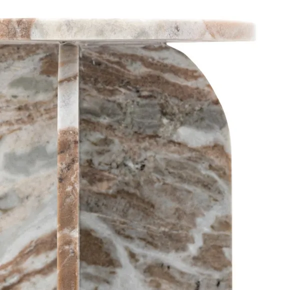 Amora Solid Marble Side Table 6