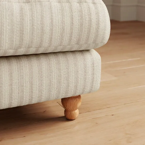 Martha Chunky Chenille Stripe Snuggle Sofa 5