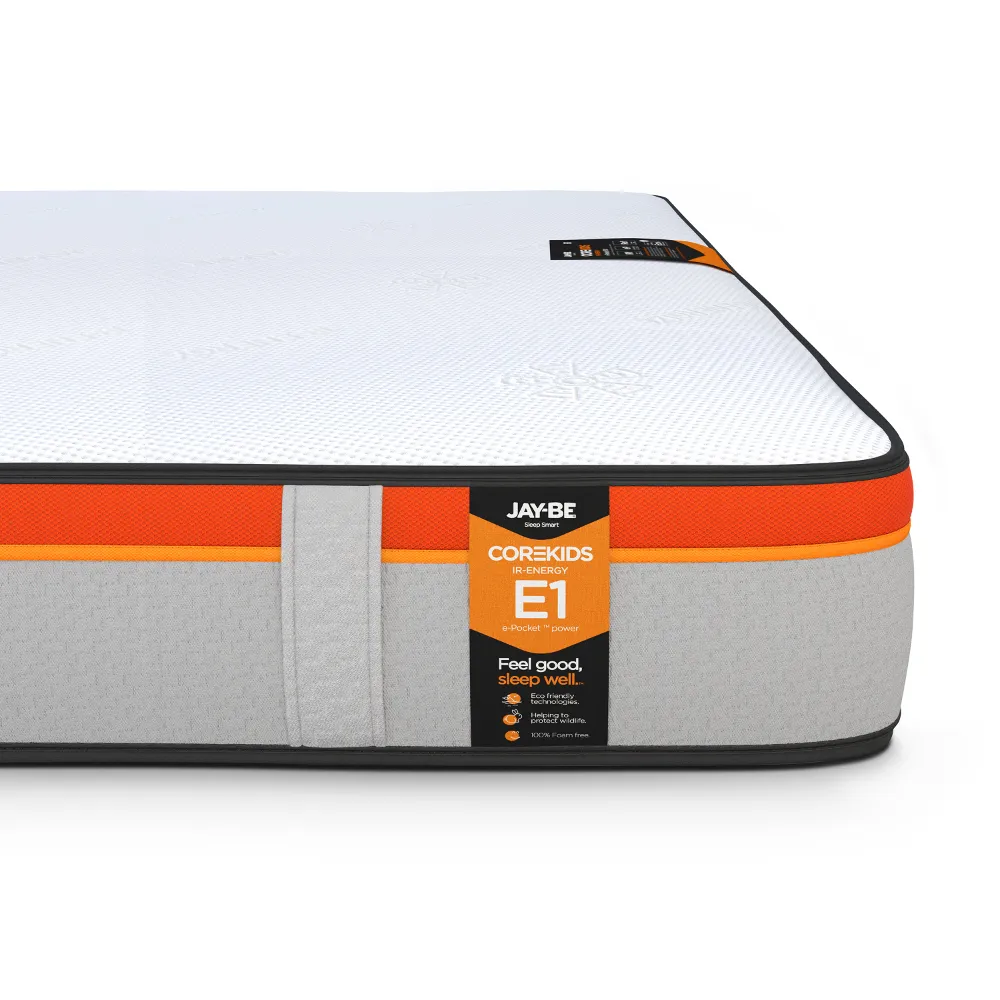 Jay-Be CoreKids E1 IR-Energy 750 Pocket Spring Mattress - 3ft Single (90 x 190 cm)