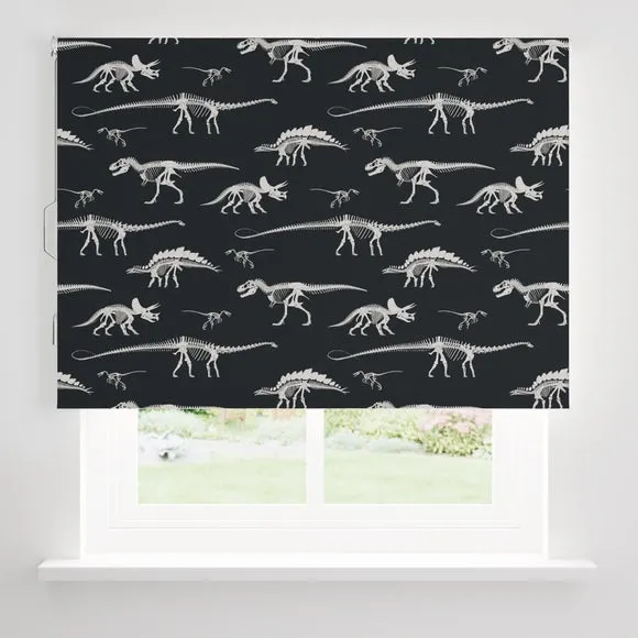 Fossil Forager Blackout Black Roller Blind 4
