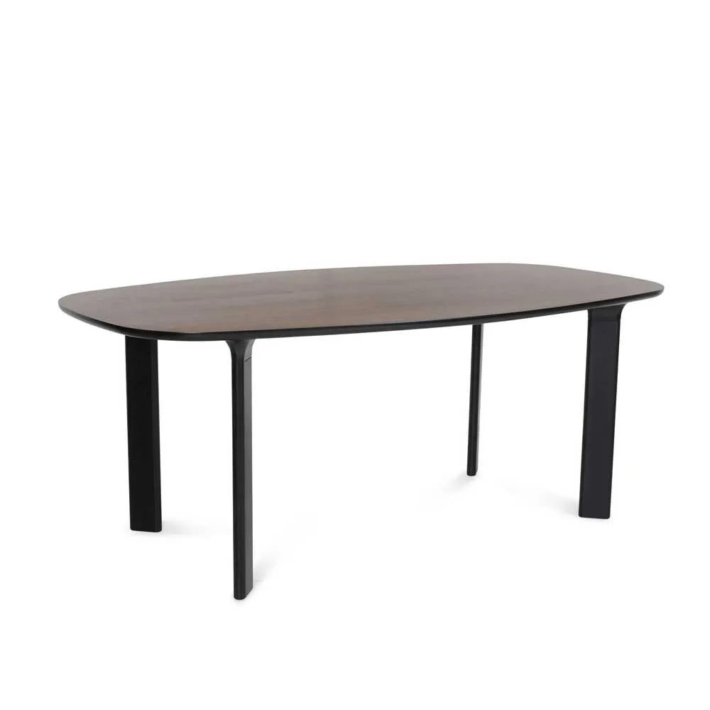 Fritz Hansen Analog 185CM Dining Table 4 6 Seater Jh63 Walnut 3