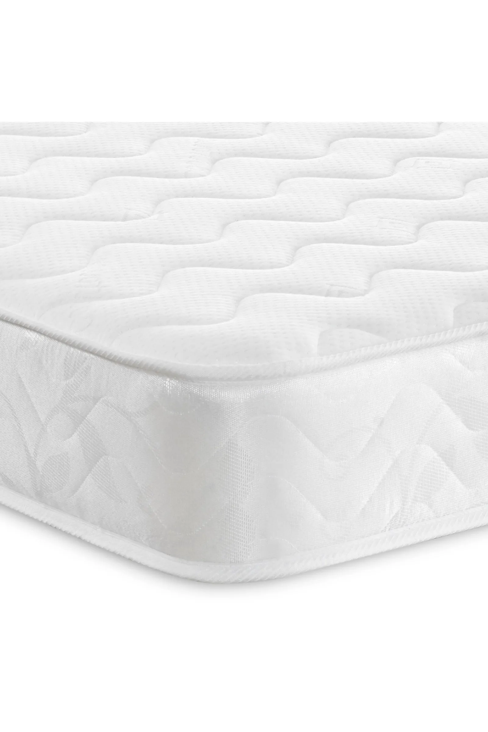 eXtreme Comfort Ltd Wave Design Sprung Mattress Soft Feel Deep Quilted Sleep Surface in White 3