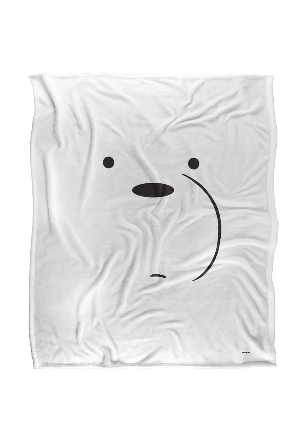 Cartoon Network We Bare Bears Ice Bear Silky Touch Super Soft Throw Blanket 152 X 127 cm in White