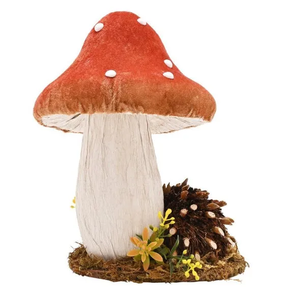 Country Living Hedgehog with Mushroom Ornament 3