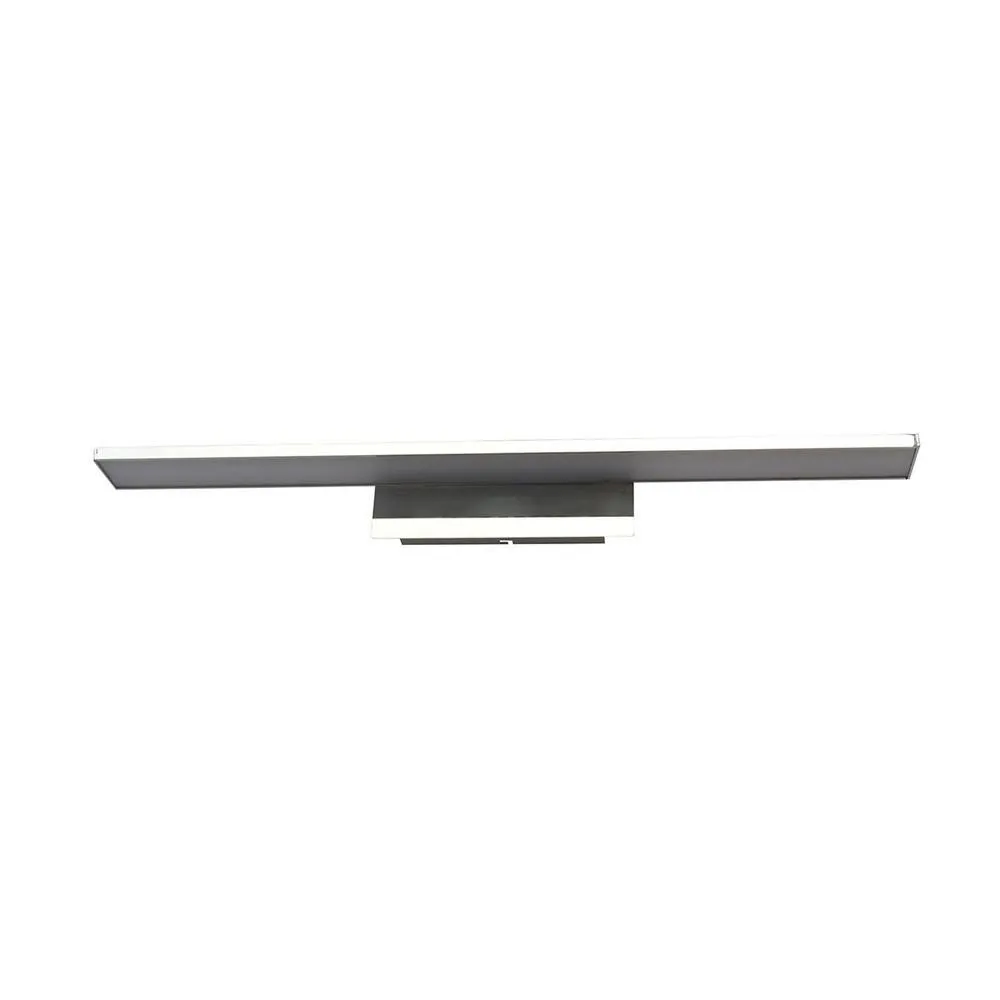 Netlighting Modern LED Wall Lamp Chrome Warm White 3000K 800lm in Grey
