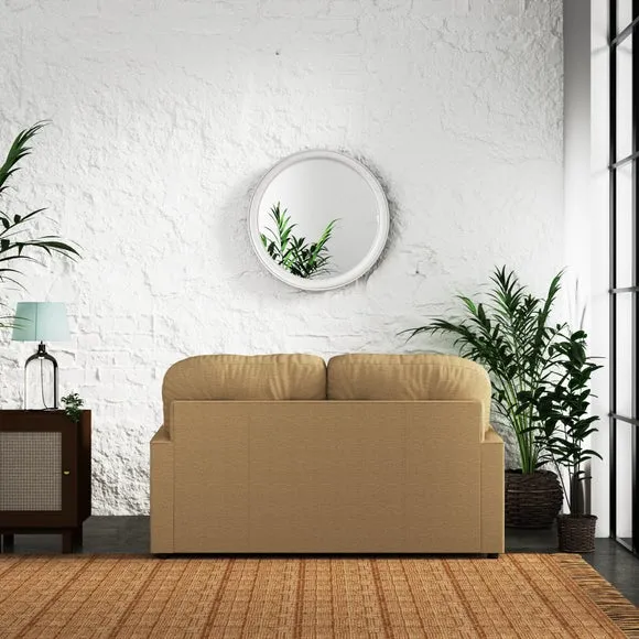 Martha 2 Seater Double Sofa Bed, Slub Faux Linen 5