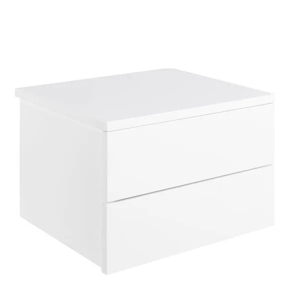 Furniture To Go Avignon 2 Drawer Wall Mounted Bedside Table 2