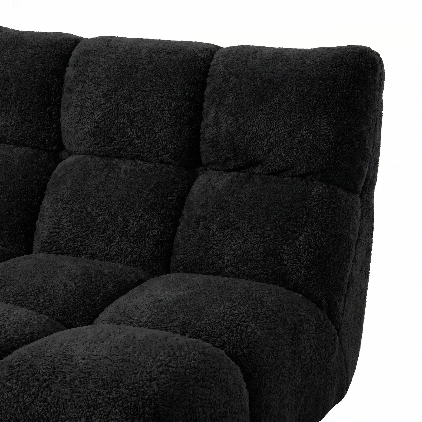 Bryce 2.5 Seater With Armrest Right, Black | Barker & Stonehouse 2