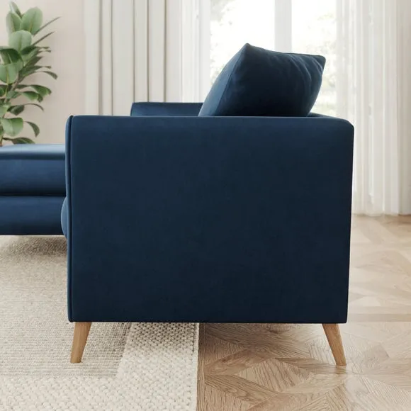 Bess Corner Chaise Sofa, Opulent Velvet 2