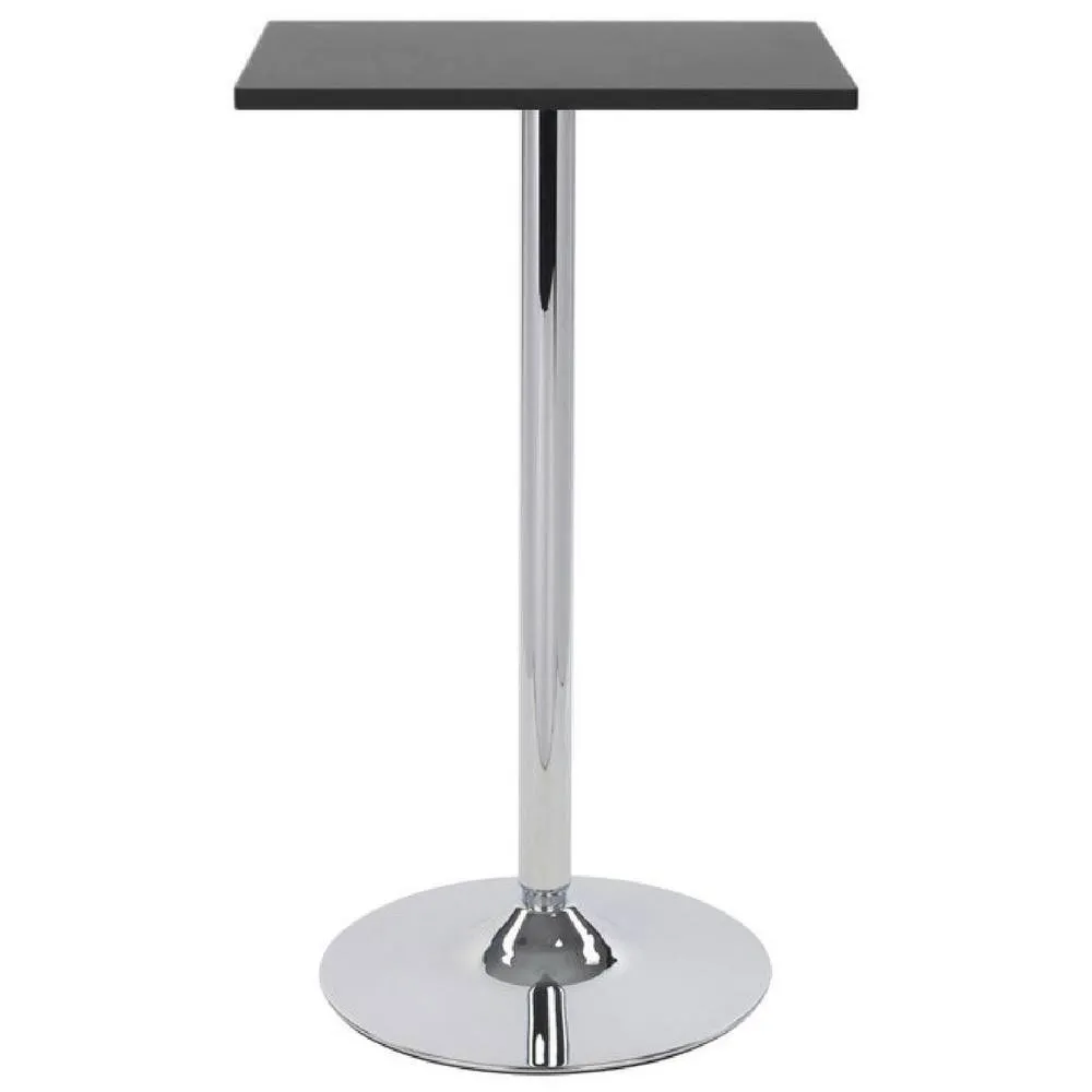 netfurniture Metropolitan Poseur Table Square Black Wood
