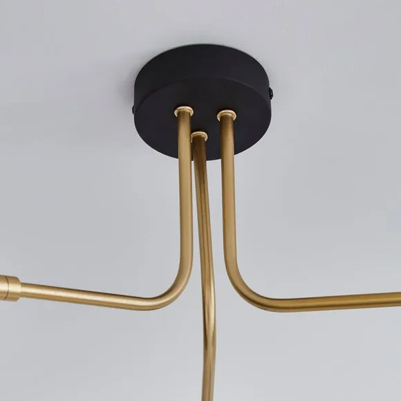 Savona 3 Light Semi Flush Ceiling Light 4