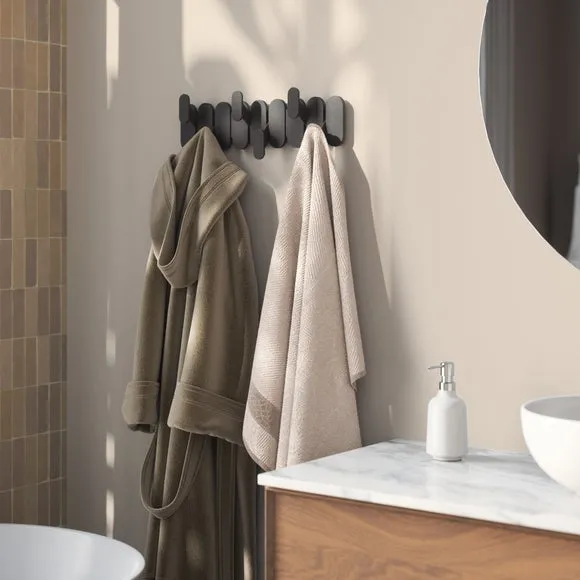 Umbra Tempo 6 Hook Wall Mounted Coat Rack 2