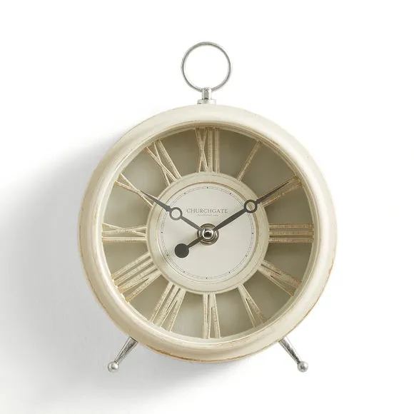 Churchgate Cream Mantel Clock 3