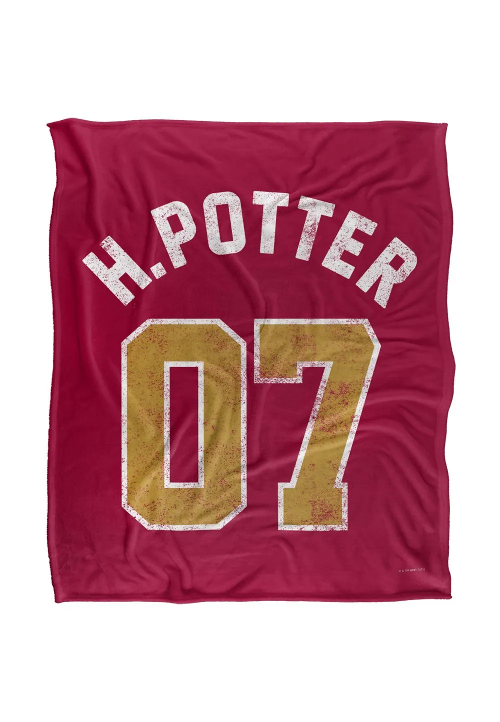 Harry Potter Potter Jersey Silky Touch Super Soft Throw Blanket 152 X 127 cm in White