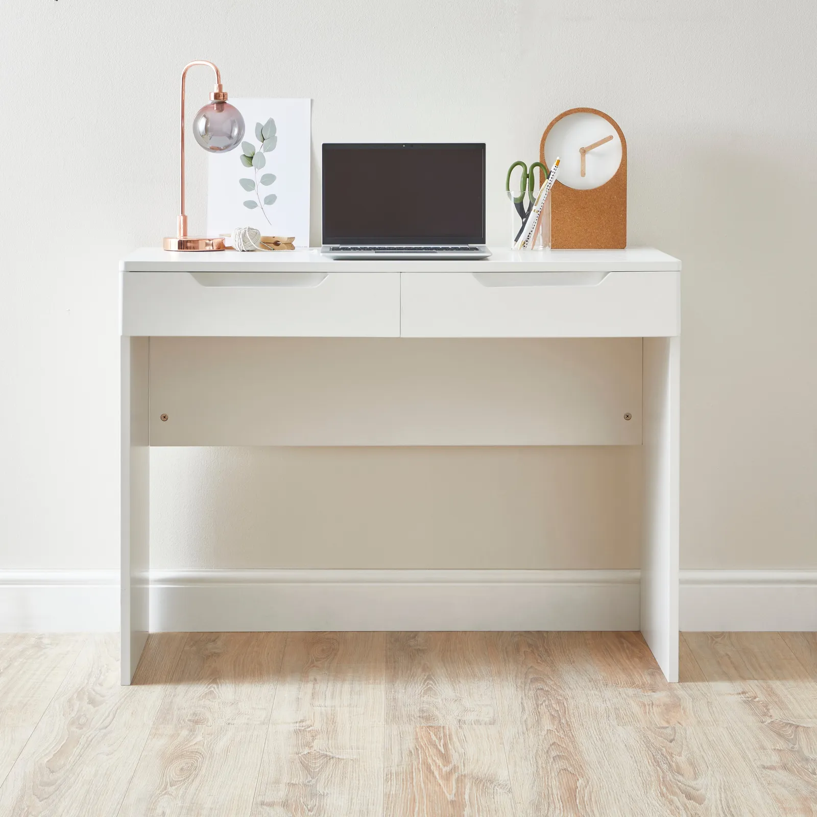 Larson White Dressing Table White