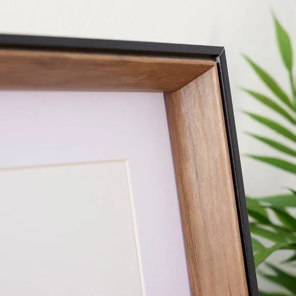 Fulton Natural and Black Photo Frame 2