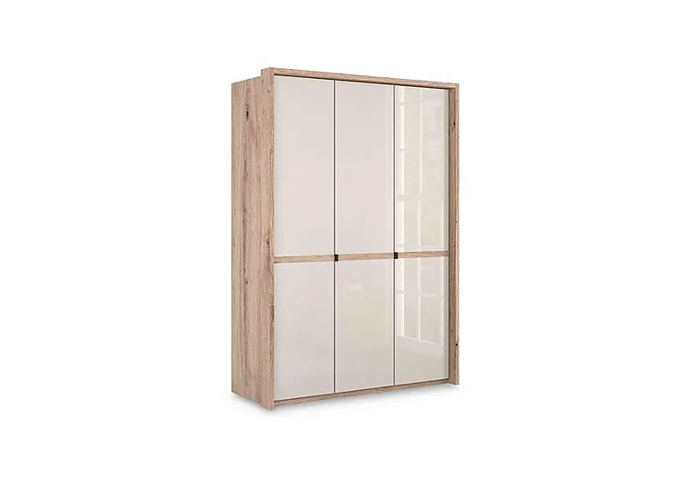 Hong Kong 3 Door Hinged Wardrobe with Glass Doors