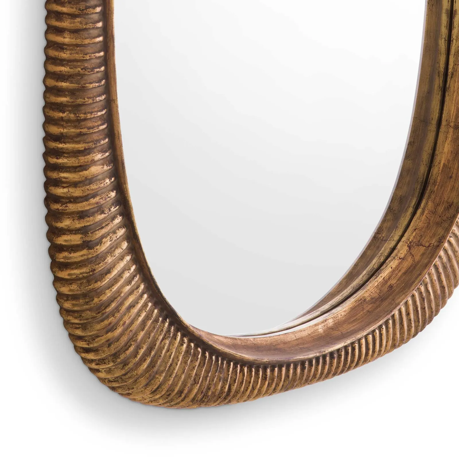 Eichholtz Casimir Mirror, Square, Mahogany Wood | Barker & Stonehouse 3