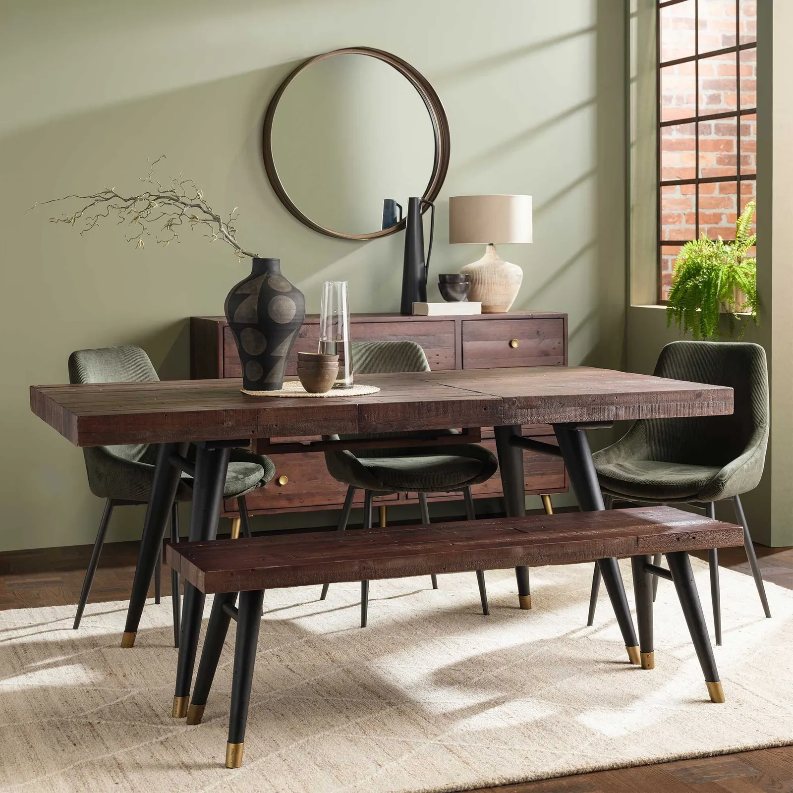 Modi Extending Table 180X90Cm, Wood | W140cm | Barker & Stonehouse 2